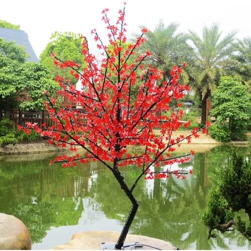 Christmas decoration 1.5M 1.8m 2m 2.5m Shiny LED artificial cherry blossom/Christmas tree lights lighting landscape decor