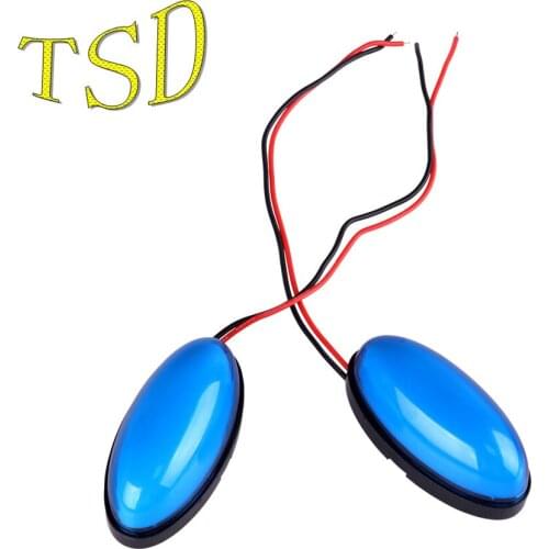 Signal Lighting IP65 Auto2pcs 12V Side Marker Light 24V Amber Warning Trailer Indicator Lamp Waterprood Lorry Truck Rear Side