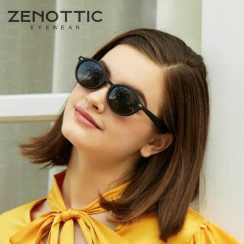 ZENOTTIC Vintage Polarized Sunglasses Men Women Trendy UV400 Goggles Sun Glasses Polaroid Lens Driving Shades Eyewear Female