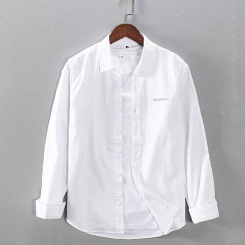 Suehaiwes brand Italy style long-sleeved pure cotton shirt men casual comfortable shirts men tops mens chemise camisa