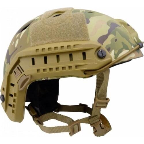 Tactical Camouflage FAST Helmet Army Military Paintball Helemts SWAT Combat Pararescue Hunting Shooting Jump Protect Equipment