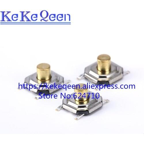 50 pcs/Lot 4X4X3MM Tactile Tact Push Button Micro Switch Momentary 4*4*3MM SMD Button Switch