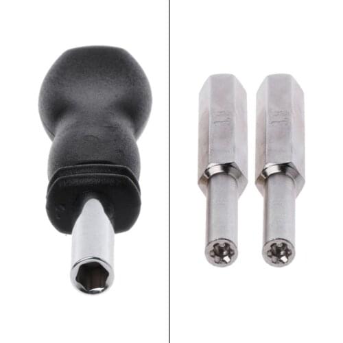 W3JD 2Pcs Professional Screwdriver 3.8mm + 4.5mm Security Tool Bit Gamebit For Nintend NES N64 Gameboy