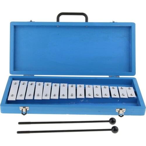 15 Note Xylophone Glockenspiel in Hard Protective Case for Baby Kids Early Musical Developmental Toy