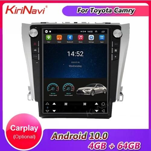 KiriNavi 12.1" Android 10 Car Radio Automotivo Head Unit For Toyota Camry Auto Navigation Car Multimedia Player Stereo 2012+ 4G