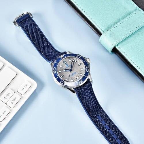 PAGANI DESIGN Mens Watches brand luxury mechanical watch for men automatic watch men diver steel NH35 wristwatch 2021