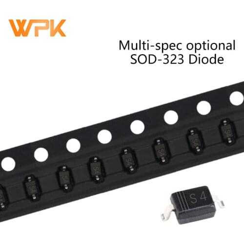 100Pcs SMD Fast Switching Diode SOD-323 1SS355 A 1N4148WS T4 1N5819WS S4 1N5819 S4 100V Electronic Components