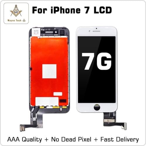 AAA Quality Pantalla For iPhone 7 LCD Screen With Goos 3D Touch Digitizer Display Assembly Free Shipping DHL