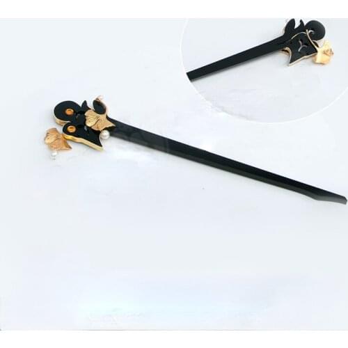 Genshin Impact Ningguang Cosplay Headwear Hair Clasp Anime Hair Clip Hair Pin Halloween Costume Prop Hairpin