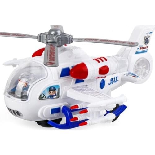 Helicopter Toy Funny Lighting Sounding Rotation Airplane Helicopter Model for Kids