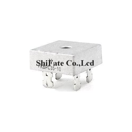 KBPC35-10 1KV 35Amp Single Phase Bridge Rectifier Half-Wave Silver Tone