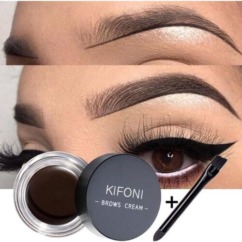 5 Colors Eyebrow Enhancers Long Lasting Waterproof Eyebrow natural quick-drying eyebrow cream with eyebrow brush cream