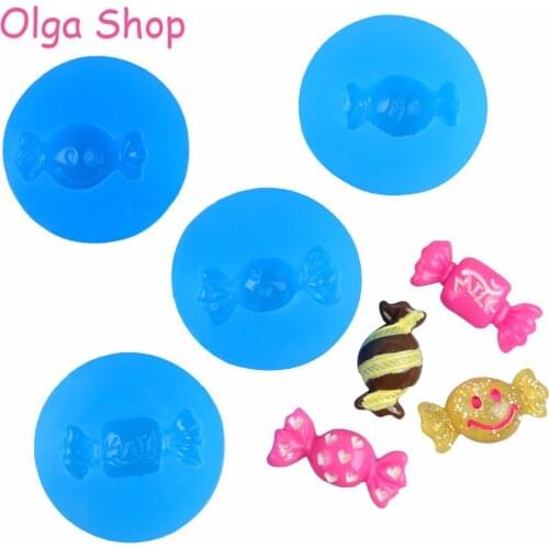 KYL006,KYL072,KYL137,KYL139 Candy Silicone Mold Chocolate Cupcake Topper Resin Jewelry Making Cabochon Pendant Charm