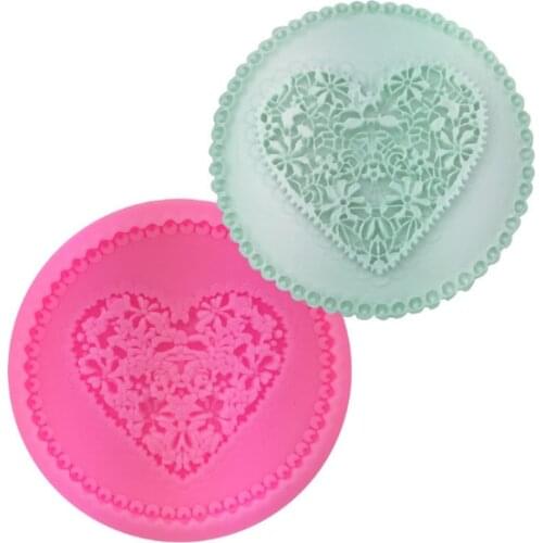 Love flower modeling glue dropping mold chocolate baking sugar cake mold clay mold DIY gypsum glue dropping