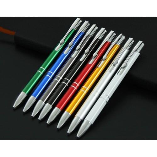 Fashion Metal Ball Pen Color Anodized Custom Ballpoint Customized Logo Pens