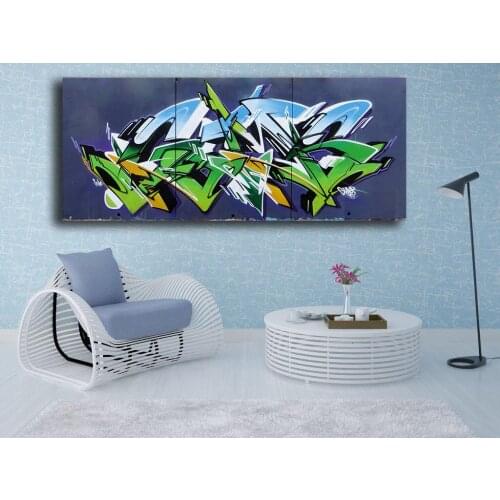 Wall Art Oil Paintings Abstract Graffiti Picture For Living Room Home Decor Oil Painting On Canvas Wall Painting No Frame