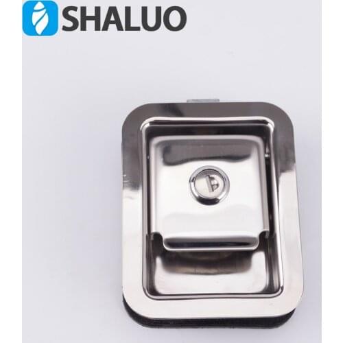 Newest 304 Stainless Steel Polished Surface Rectangle Genset Door Pannel With Lock