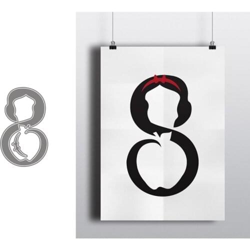 New Design Craft Metal Cutting Dies Apple Beauty decoration scrapbook Album Paper Card Craft Embossing die cuts