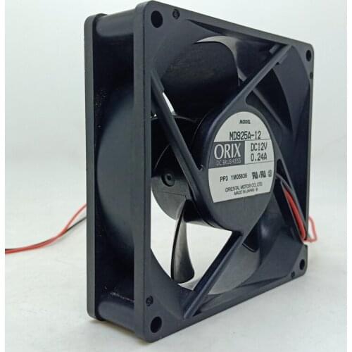 Cooling fan 9025 9225 12V Dual Ball Silent Fan MD925A-12 9cm Computer Cabinet Power Supply Fan