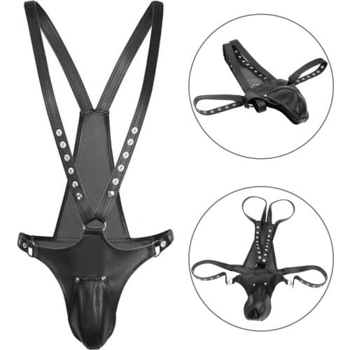 OLO Role Play Pants SM Bondage Sexy Man Pants Male G Strings Underwear Sex Toys Adult Game