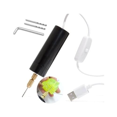 Portable Mini Electric Hand Drill For Silicone Epoxy Jewelry DIY Accessories Jewelry Making Tool