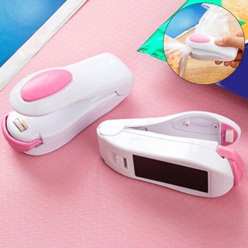 Portable Heat Sealer Plastic Bag Storage Packet Handheld Sealing Machine Snacks Food Sealer Packing Bag Tool Kitchen Gadget