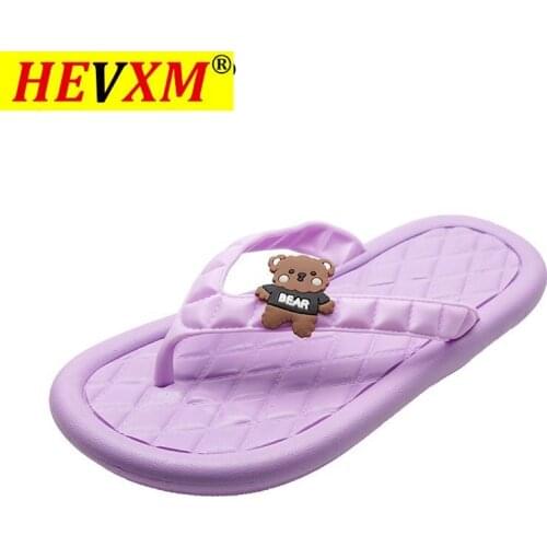 Shoes Women Slippers Casual Beige Heeled Sandals Shallow Rubber Flip Flops Shale Female Beach Soft Luxury Black Flat Hawaiian