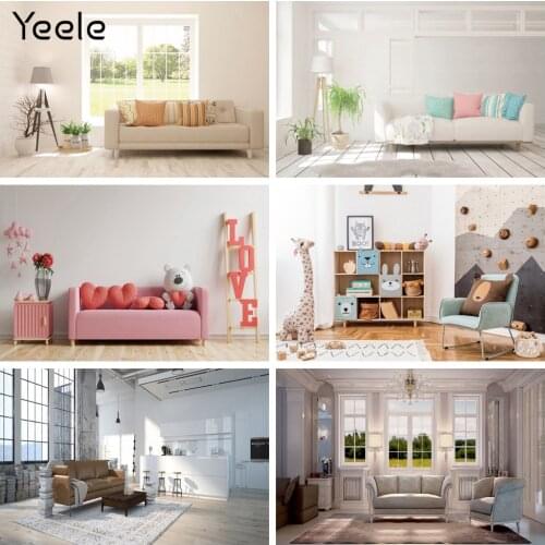 Yeele Living Room Interior Photography Backdrops Personalized Family Scenic Photographic Backgrounds Vinyl For Photo Studio