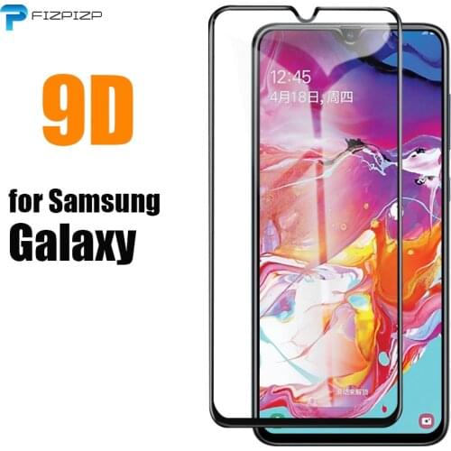 Tempered Glass for Samsung Galaxy A30 A50 A20 A10 A40 A70 M20 M10 M30 M40 A60 A20E Full Body Glass Screen Protector Protective