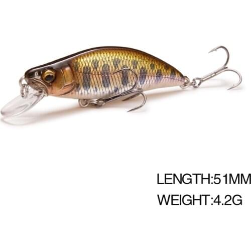 1Pcs New Fast Sinking Minnow Fishing Lure Wobblers 46mm 4g Quality Crankbait Artificial Hard Bait For Bass Pike Fishing Tackle