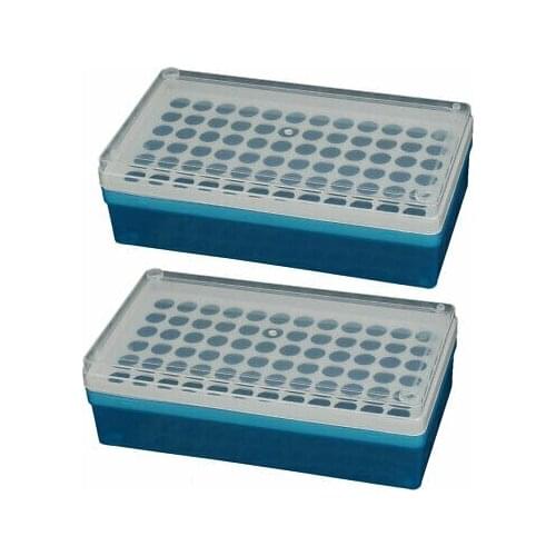 2pcs Plastic Covered 72 Positions 11.5mm Centrifuge Tube Storage Holder Rack