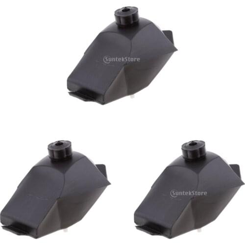 3pc Gas Fuel Tank with Cap for 43/47/49cc ATV Quad Dirt Bike ATV Black