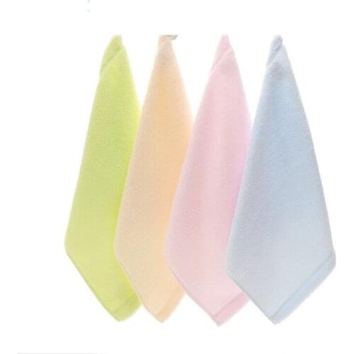 4Pcs/Kit Solid Baby Bath Face towel newborn baby Stuff kids Toallas Baby dinner cloths baby towels