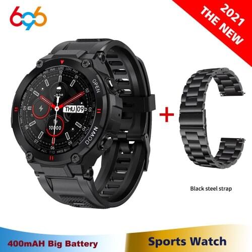 696 K22 Smart Watch Men Sports Fitness Tracker Bluetooth Call Music Control Phone 400mah Smart Watch Waterproof Mens Smartwatch