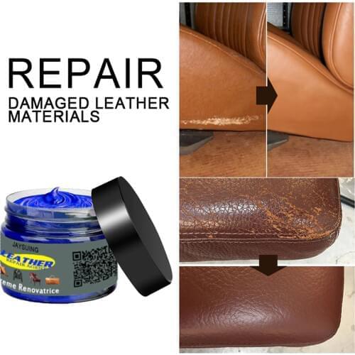 Leather Color Repair Paste Leather Polishing Coloring Agent Stain Wax Cream for Leather Car Seat Shoes Sofa FP8