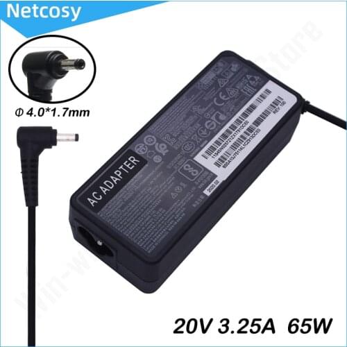 20V 3.25A 65W 4.0*1.7mm Laptop AC Adapter Power Supply Charger For Lenovo IdeaPad 710S 710 510s 510 310 110 100 100S Flex 4 5 6