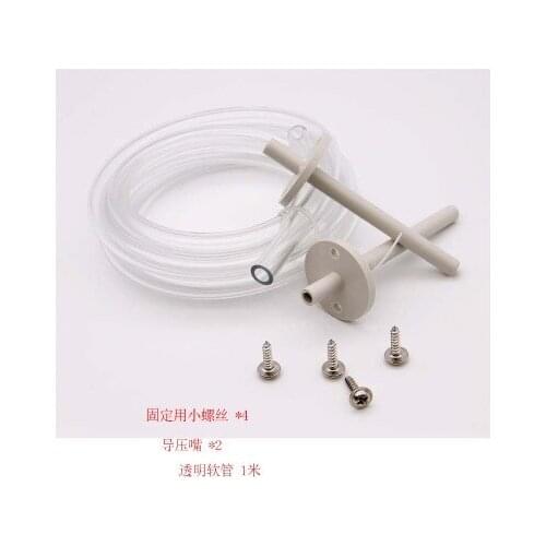 Differential pressure gauge, pressure tap, differential pressure switch, air pressure transmitter, air guide rod, air tap screw