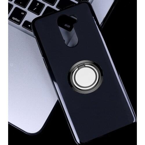 For Doogee X60L Back Ring Holder Bracket Phone Case Cover Phone TPU Soft Silicone Cases for Doogee X60 X60L