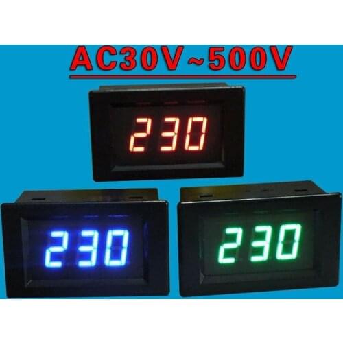 Dykb AC METER AC 30V-500V LED Digital Voltmeter tester Monitor Display voltage VOLT Meter 110v 120V 220v 240V 380V