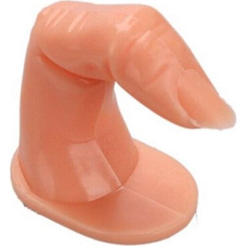 1PC Nail Art Training Practicing Practice Display False Tips Finger Fake Hand Acrylic UV Gel Manicure Tool Salon