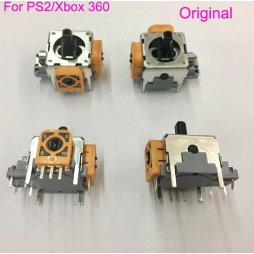150pcs/lot Original New Replacement 3D Analog Joystick Stick Module For PS2 for Xbox360 Xbox 360 Wireless Controller Orange