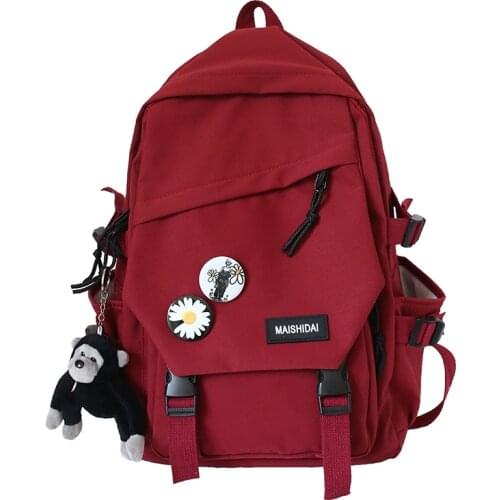 Victoria Mary show schoolbag female college students' backpack mens all-match Harajuku ulzzang high school student backpack