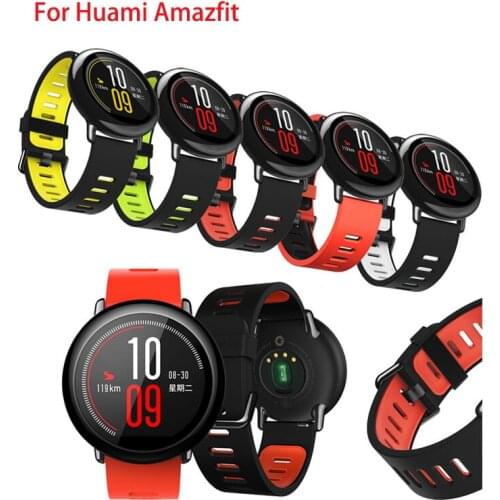 Silicone Watchband for Xiaomi Huami Amazfit Rubber Sport Wrist Strap Special Band for Huami Amazfit Watch Band High Quality Belt