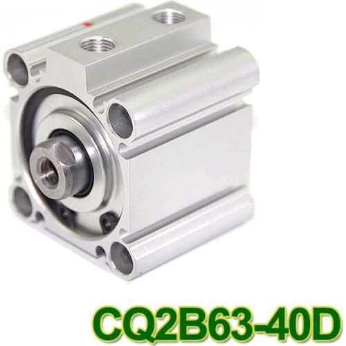 SMC Type CQ2B series CQ2B63-40D 63mm bore 40mm stroke Double Action single rod thin Pneumatic Compact Cylinder high quality