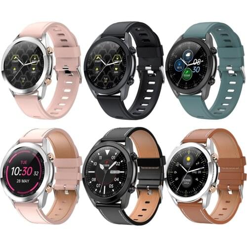 I12 Smart Watch for Android Phones and iOS Phones 1.3 Inch Touch Screen Fitness Watch Step Counter Compatible with iOS Android