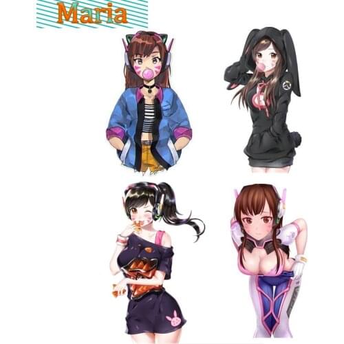 Personality Creativity DVA Sexy Girl Car Body Sticker Sexy Anime Girls KK Vinyl Decal Window Motorcycle PVC Auto Decoration JDM