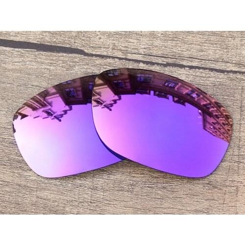 Vonxyz Violet Mirror Polarized Replacement Lenses for-Oakley Ten X Frame