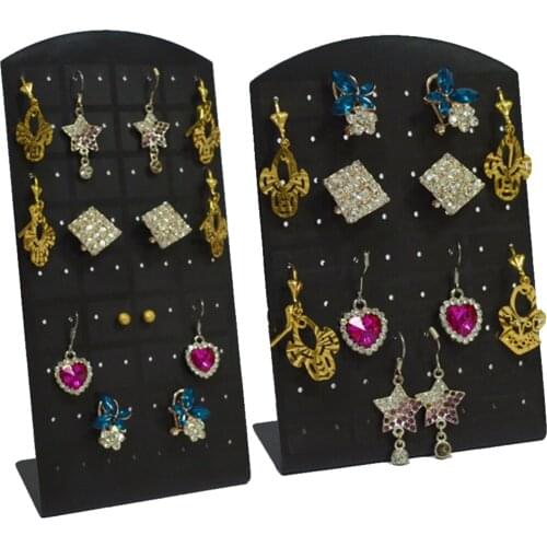 2PCS Women Girl Earrings Organizer Acrylic Earrings Display Earring Holder Jewelry Display Jewelry Display Rack Acrylic Stand