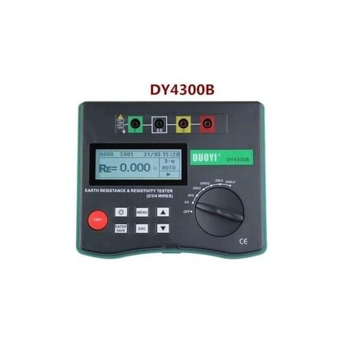 DY4300B 4-Terminal Earth Ground Resistance and Soil Resistivity Tester