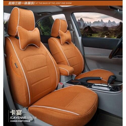 Auto car seat covers linen pad mat accessories for KIA Freddy K2 K3 K4 K5 K3S CERATO Carnival Optima RIO SORENTO Carens Sportage